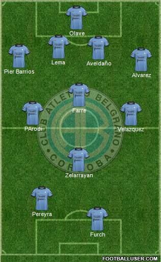 Belgrano de Córdoba Formation 2014