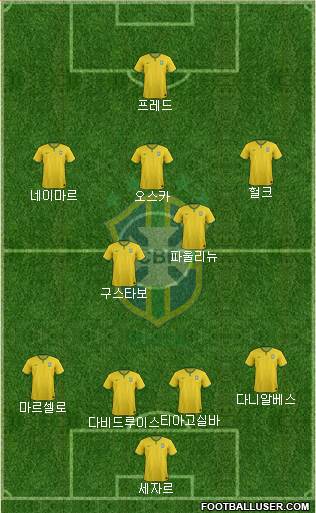 Brazil Formation 2014