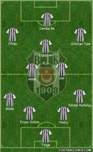 Besiktas JK Formation 2014