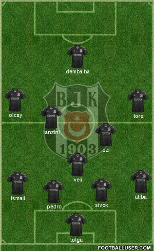 Besiktas JK Formation 2014