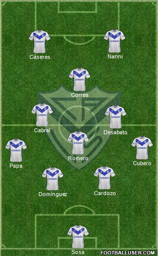 Vélez Sarsfield Formation 2014