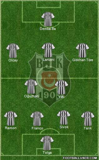 Besiktas JK Formation 2014