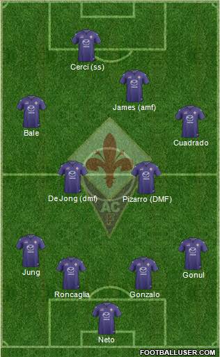 Fiorentina Formation 2014