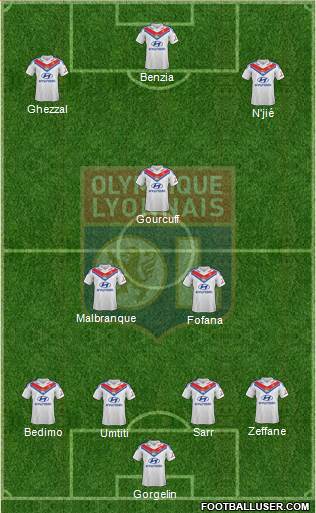 Olympique Lyonnais Formation 2014