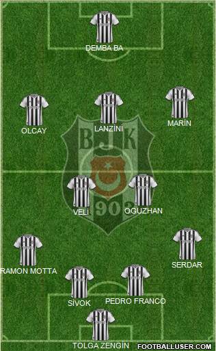 Besiktas JK Formation 2014