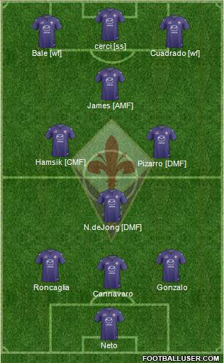Fiorentina Formation 2014