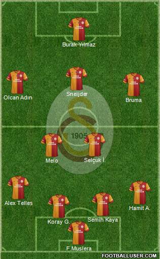 Galatasaray SK Formation 2014