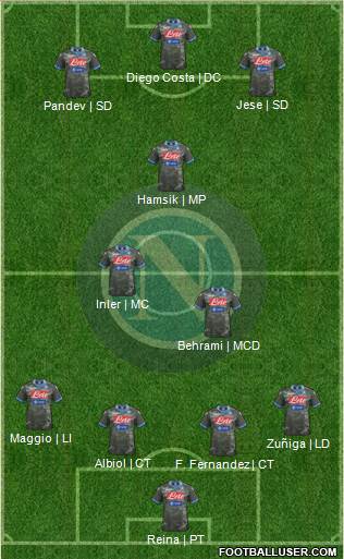 Napoli Formation 2014