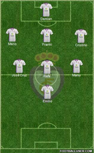 Real Jaén C.F. Formation 2014