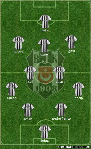 Besiktas JK Formation 2014