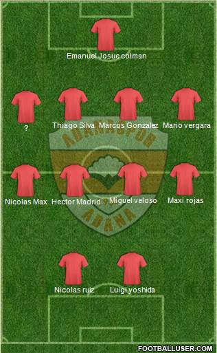 Adanaspor A.S. Formation 2014