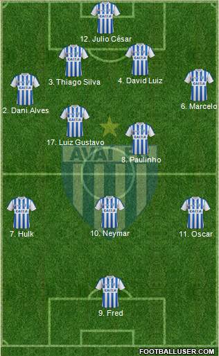 Avaí FC Formation 2014