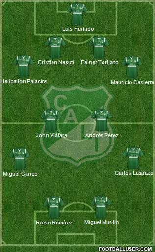 AC Deportivo Cali Formation 2014