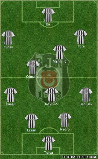 Besiktas JK Formation 2014