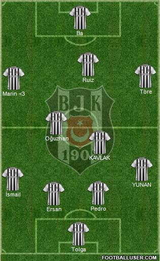 Besiktas JK Formation 2014
