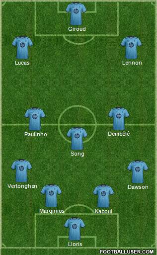 Tottenham Hotspur Formation 2014