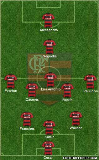 CR Flamengo Formation 2014