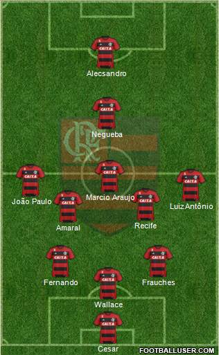 CR Flamengo Formation 2014