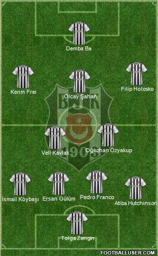 Besiktas JK Formation 2014