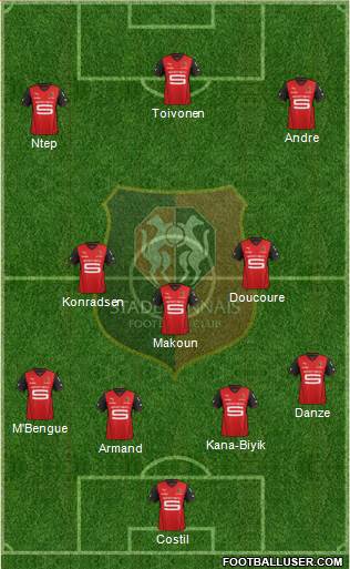 Stade Rennais Football Club Formation 2014