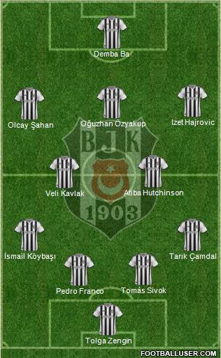 Besiktas JK Formation 2014