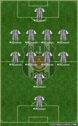 Besiktas JK Formation 2014