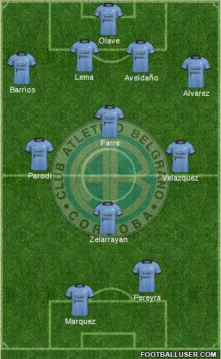 Belgrano de Córdoba Formation 2014