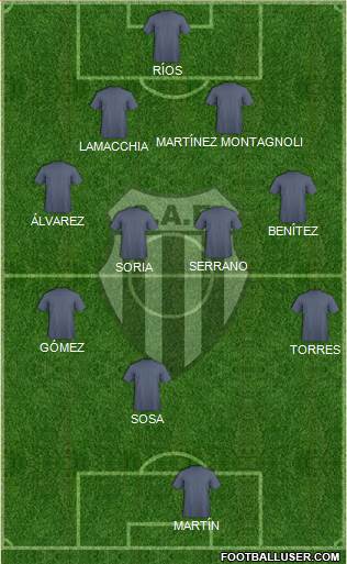 Estudiantes de Buenos Aires Formation 2014