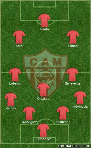 Atlético Minero Formation 2014