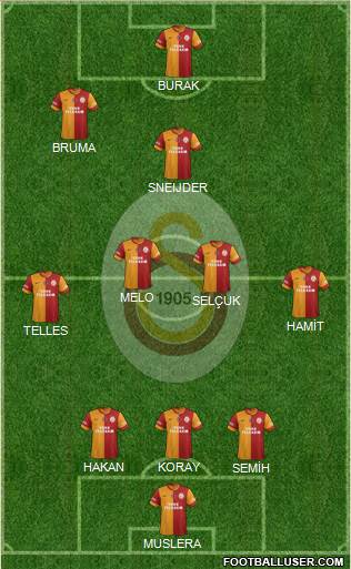 Galatasaray SK Formation 2014