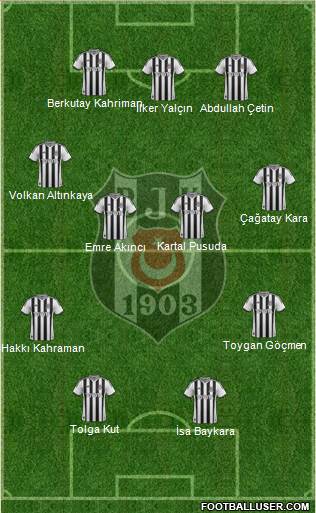 Besiktas JK Formation 2014