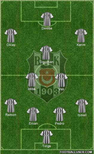 Besiktas JK Formation 2014