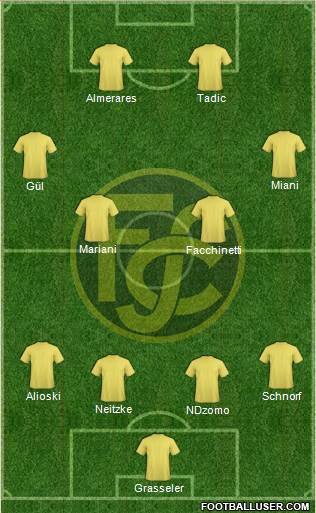 FC Schaffhausen Formation 2014