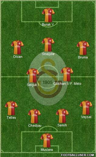 Galatasaray SK Formation 2014