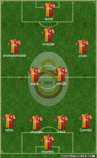 Galatasaray SK Formation 2014