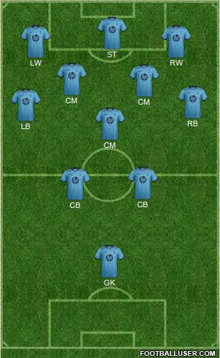 Tottenham Hotspur Formation 2014