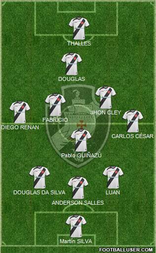 CR Vasco da Gama Formation 2014