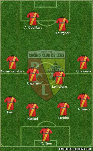 Racing Club de Lens Formation 2014