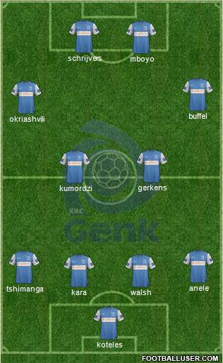 K Racing Club Genk Formation 2014