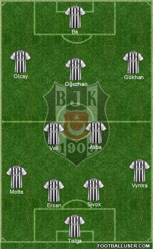 Besiktas JK Formation 2014