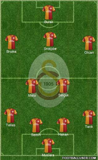Galatasaray SK Formation 2014