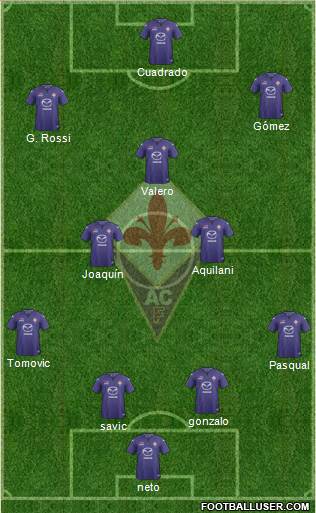 Fiorentina Formation 2014