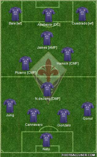 Fiorentina Formation 2014