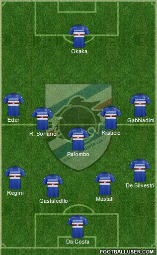 Sampdoria Formation 2014