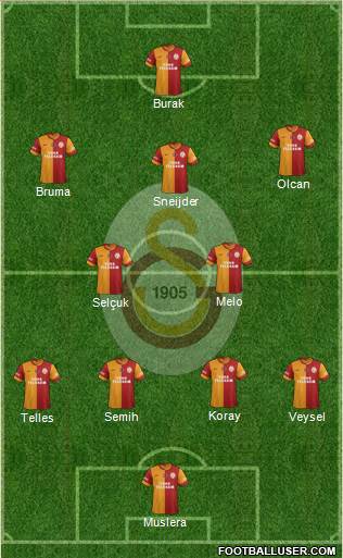 Galatasaray SK Formation 2014