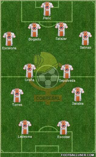 CD Cobresal Formation 2014