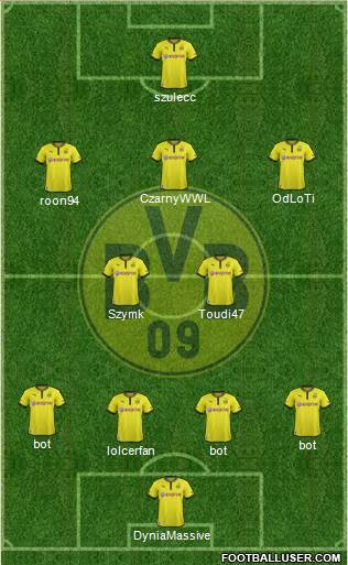Borussia Dortmund Formation 2014