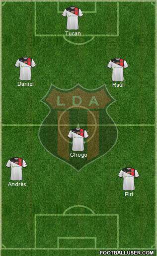 Liga Deportiva Alajuelense football formation