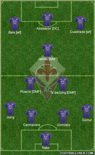Fiorentina Formation 2014