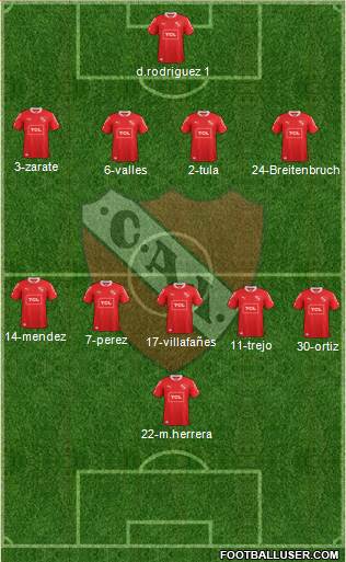 Independiente Formation 2014